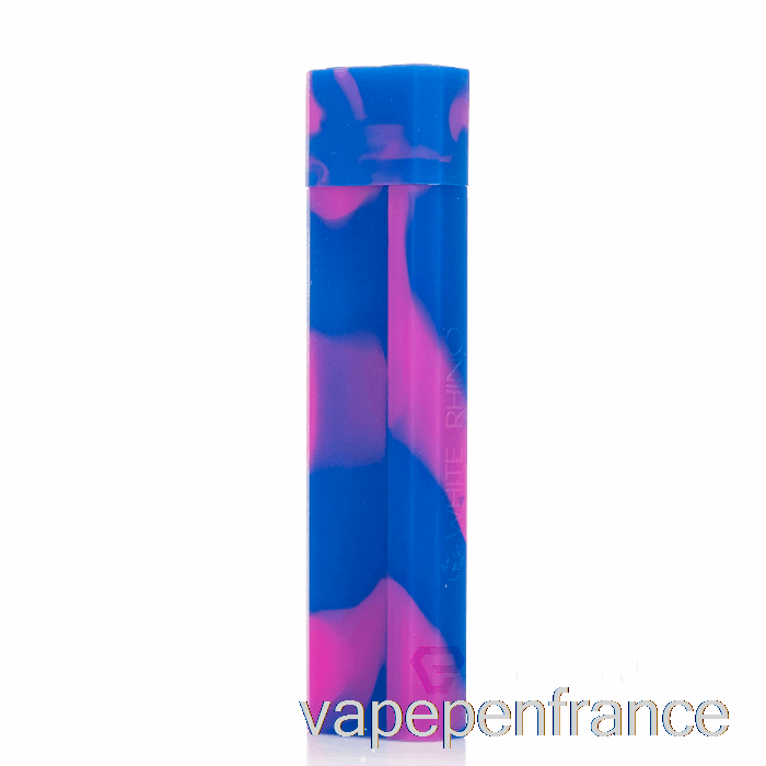 Tampon En Silicone Pour Rhinocéros Blanc [pyrex] Stylo Vape Bleu Violet